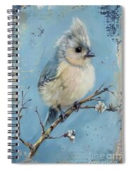 Tufted Titmouse Spiral Notebooks