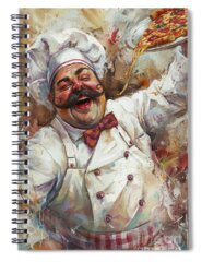 New York Pizza Spiral Notebooks