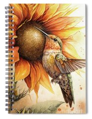 Anna's Hummingbird Spiral Notebooks