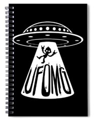 Unidentified Flying Object Spiral Notebooks
