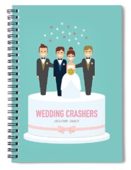 Wedding Crashers Spiral Notebooks