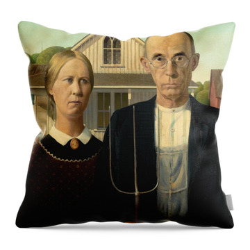 American Gothic Throw Pillows