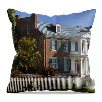 Tennessee Historic Site Throw Pillows