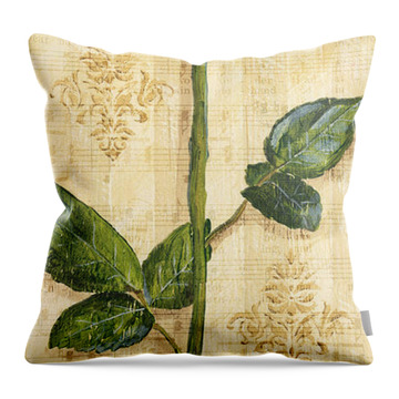 Old Roses Throw Pillows