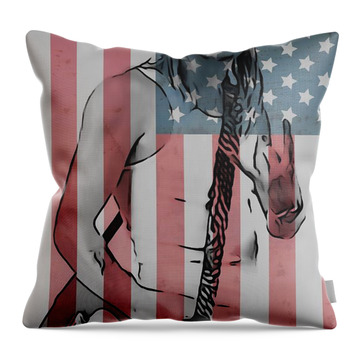Made In America Throw Pillows