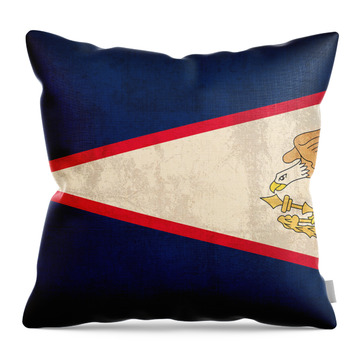 American Samoa Throw Pillows