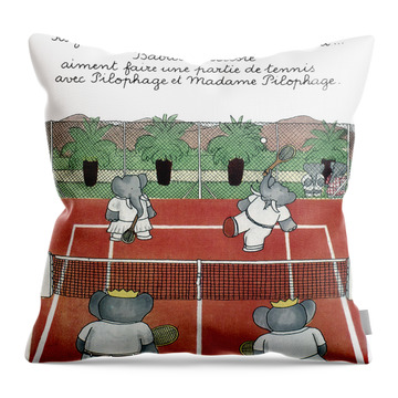 1930s Drawings Throw Pillows