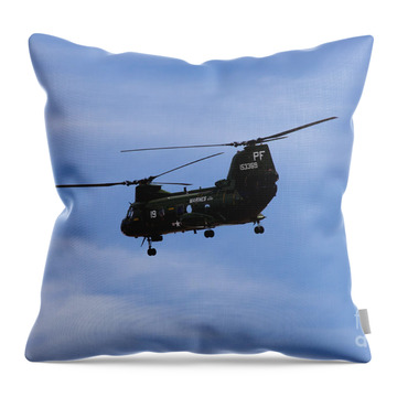 Ch-46 Sea Knight Throw Pillows
