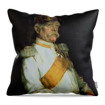 Chancellor Otto Von Bismarck Throw Pillows
