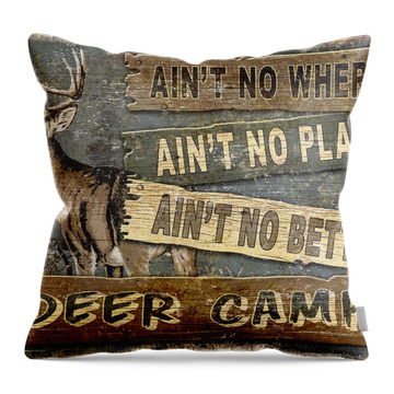 Hunting Camp Throw Pillows