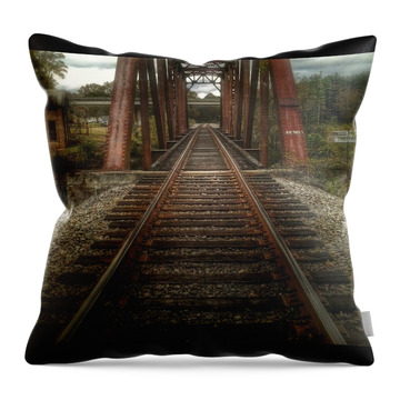 Railroad Track Throw Pillows