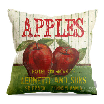 Green Apple Throw Pillows