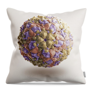 Foot-and-mouth Disease Virus Throw Pillows