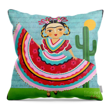 Mexican Dancing Throw Pillows