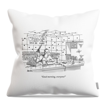 Drive By Shooting Throw Pillows