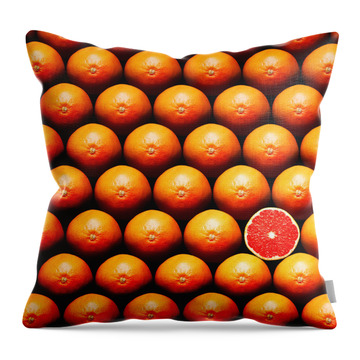 Grapefruit Throw Pillows