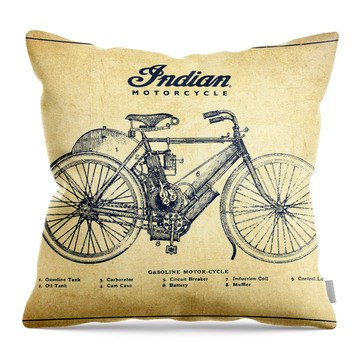 Indian Chopper Throw Pillows