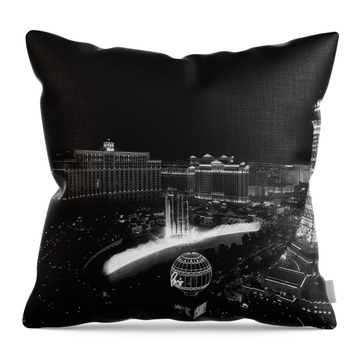 Las Vegas Blvd Throw Pillows
