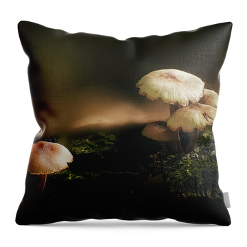 Mushroom Cap Throw Pillows