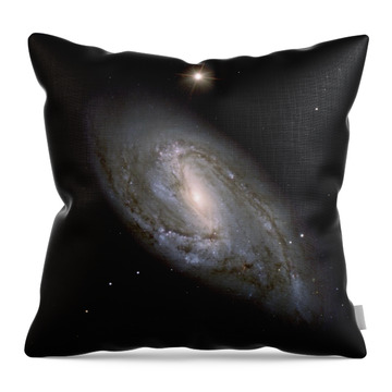 Messier 66 Throw Pillows