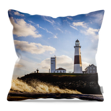 Moore State Park Throw Pillows