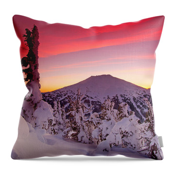 Ski Area Throw Pillows