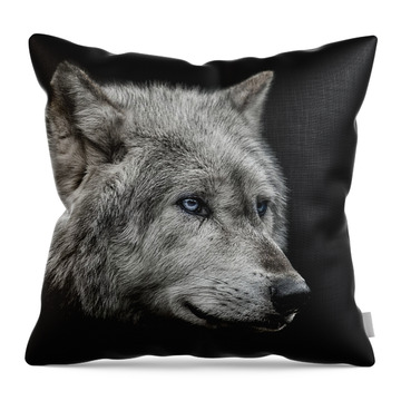 Wolves Photos Throw Pillows
