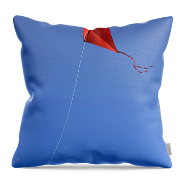 Flying Kite Throw Pillows