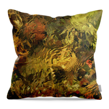 Sight Stream Throw Pillow