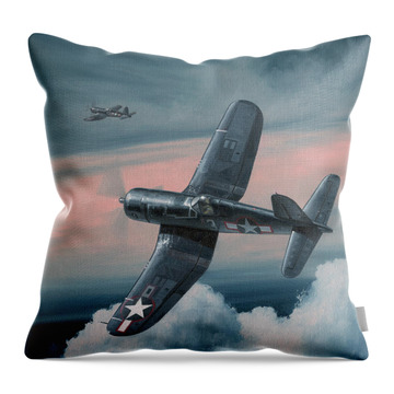 Airpower Throw Pillows