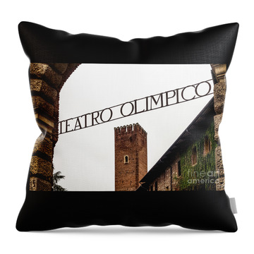 Teatro Olimpico Throw Pillows