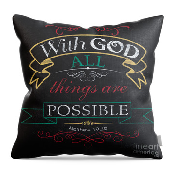 Inspirational Bible Verses Throw Pillows