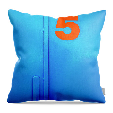 Steel Blue Throw Pillows