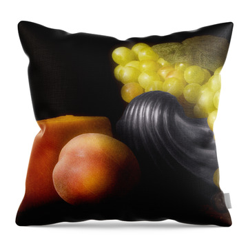 Bowl Of Fruit Throw Pillows