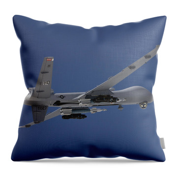 Unmanned Aerial Vehicles Throw Pillows