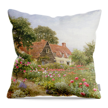 The Cottar's Pride Paintings Throw Pillows