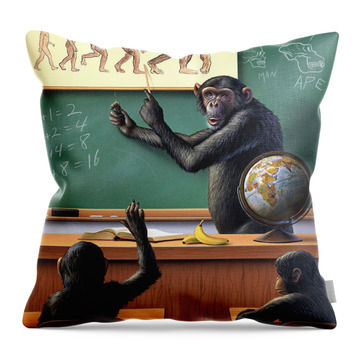 School Teaching Throw Pillows
