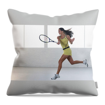 Tennis Players Throw Pillows