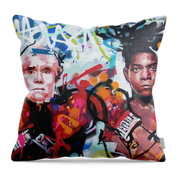 Warhol Paintings Throw Pillows