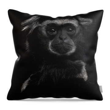 Gibbon Throw Pillows