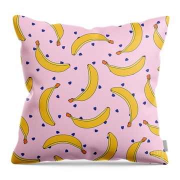 Banana Pattern Throw Pillows