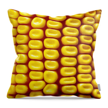 Sweet Corn Throw Pillows
