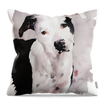 Staffordshire Bull Terrier Throw Pillows