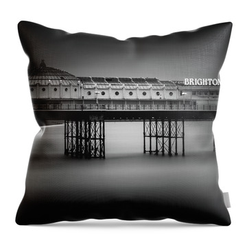Brighton Pier Throw Pillows
