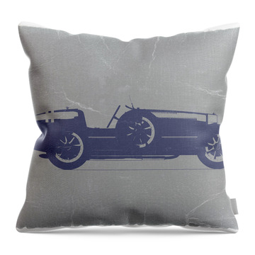 Bugatti Type 35 Throw Pillows