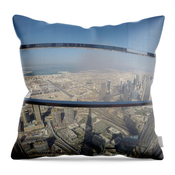 Burj Khalifa Throw Pillows