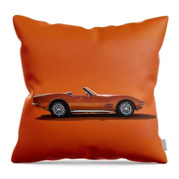Corvette C3 Throw Pillows