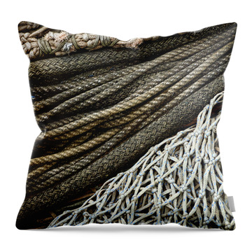 Commercial Fishing Throw Pillows