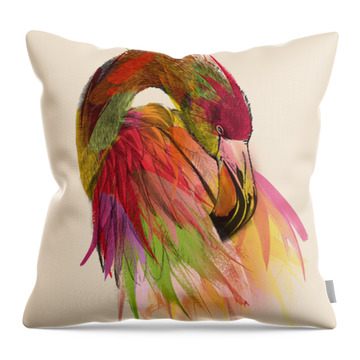 Bird Collage Throw Pillows