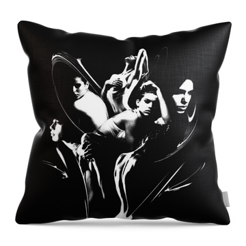 Nude Lady Throw Pillows